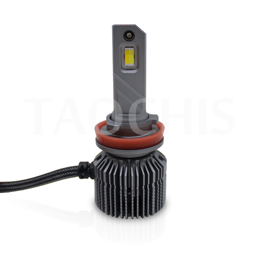 TAOCHIS Car Auto Head Light 12V 28W Led Chips H11 bulb Lamps 2600 Lumen Three Color Temperature  led h11 Light Bulbs