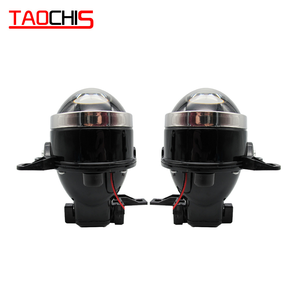 TAOCHIS 3.0 inch High Low Beam Projector Lens For HAVAL H5 H6 Greatwall Bi-Xenon HID H11 fog lights Lamp Bulbs