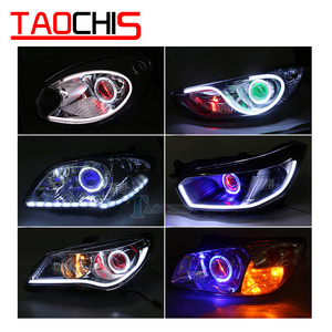 Demon Eye Led Light Devil Eyes For 3 2.5 Inch Car Head light Projector Lens Motorcycle HID Xenon Hella Q5 WST 360 Degree SMD