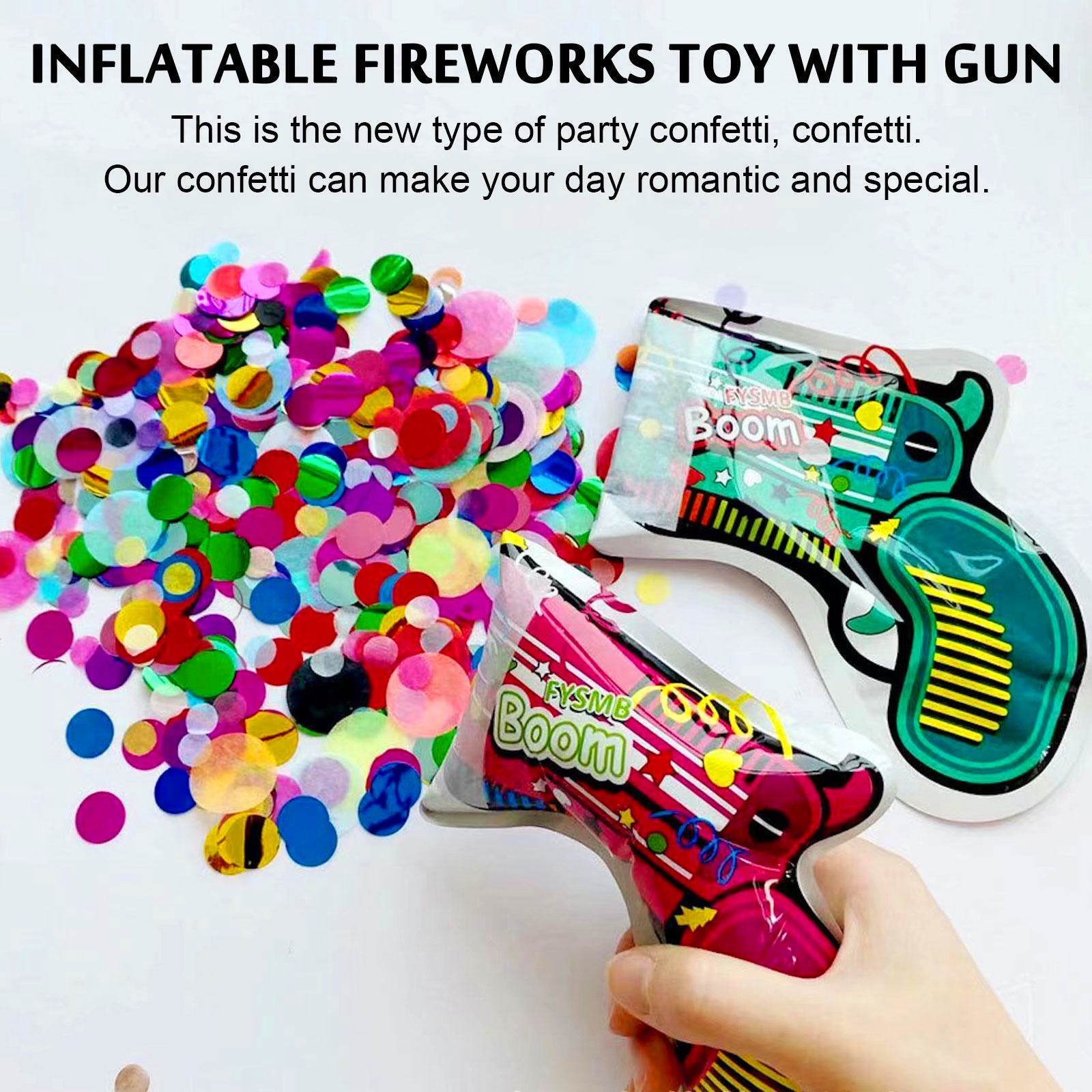 Factory Wholesale Funny Party Hand Cannon Wedding Atmosphere Decoration Confetti Fireworks Outdoor Handheld Confetti Cannon