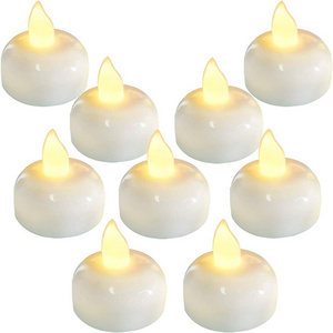 Water Activated Sensor LED Flameless Flickering Tea Lights for Wedding Party Bathroom Pool SPA Aquarium Xmas Halloween