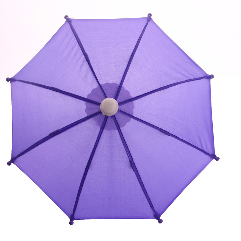 Promotional Kids Toy Umbrella 8 Inch Doll Umbrella Dollhouse Miniature for Dolls and Kids Playing