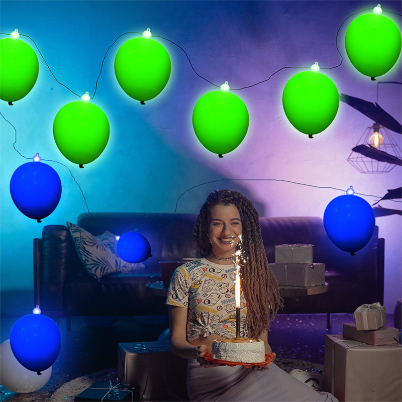 LED Light Up Remote Controller Led Balloons Latex Safe To Use Birthday Party Long Lasting Reliable Material LED Light