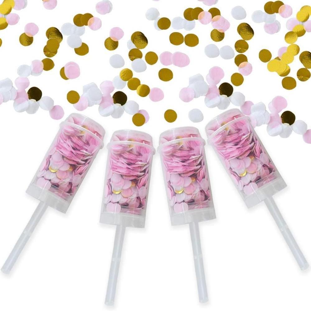 Hot Selling Confetti Party Popper Confetti Push Wedding Graduation Party Supplies For Baby Shower Anniversary