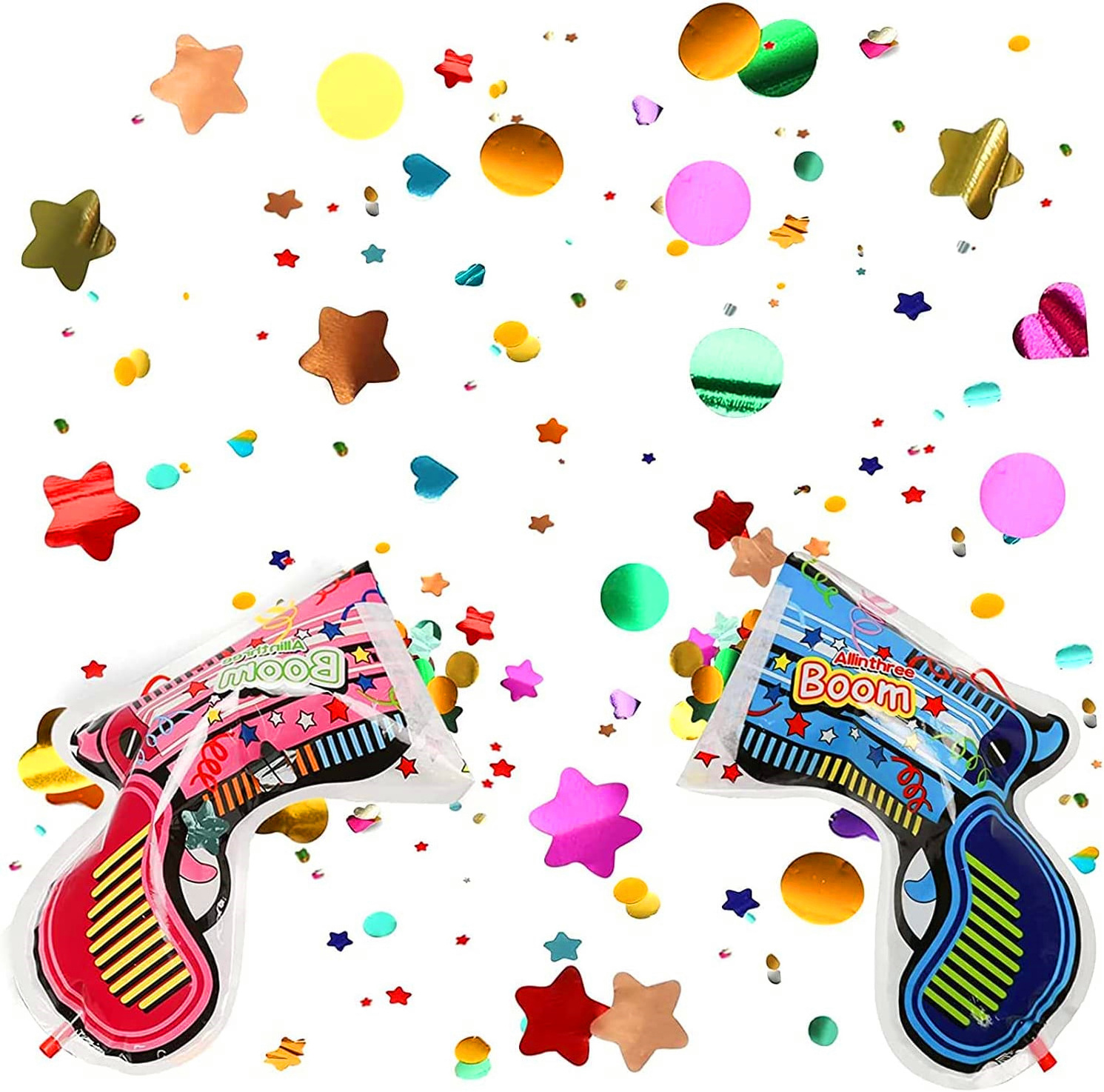 Factory Wholesale Funny Party Hand Cannon Wedding Atmosphere Decoration Confetti Fireworks Outdoor Handheld Confetti Cannon