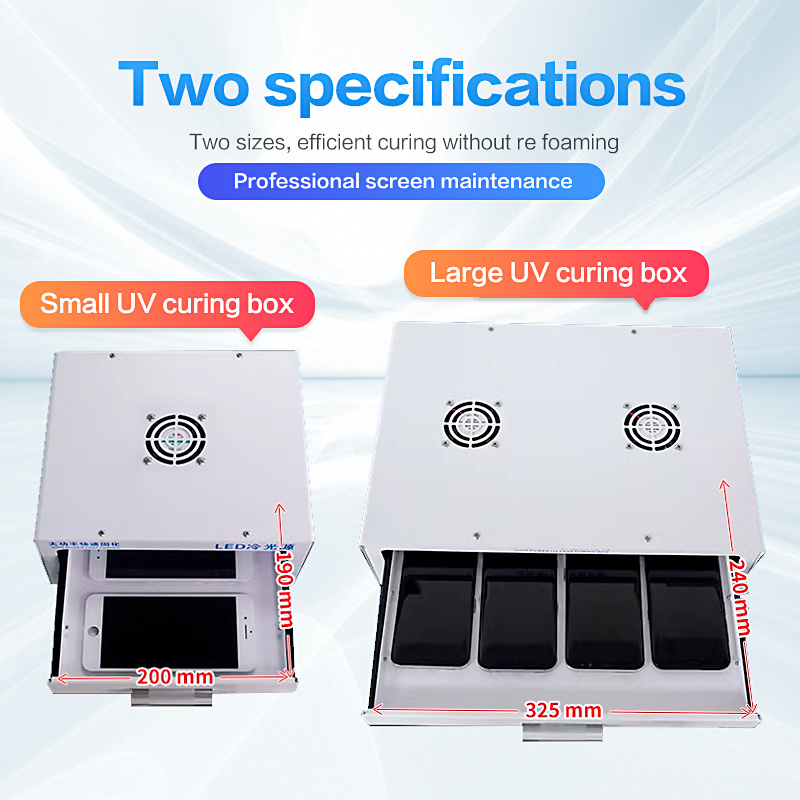 New Product Phone Repair Machine Efficient Faster Drying Tool 10 Mobile Phones Screen Repair Uv Light Curing Box