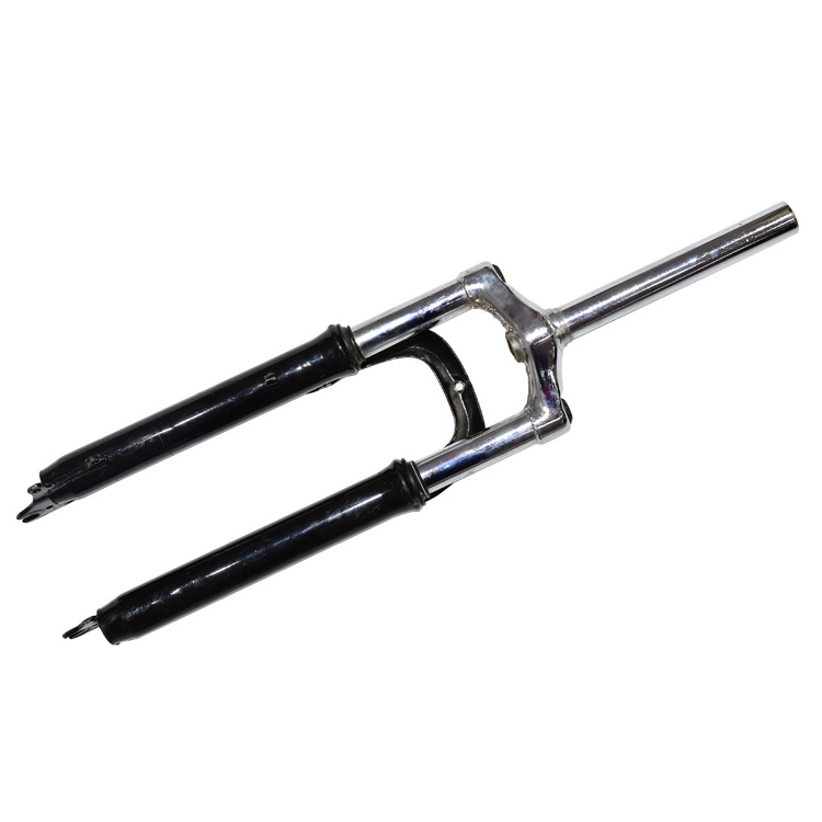 mountain bike bicycle fork parts rigid high carbon steel suspension forks 26 inch front fork