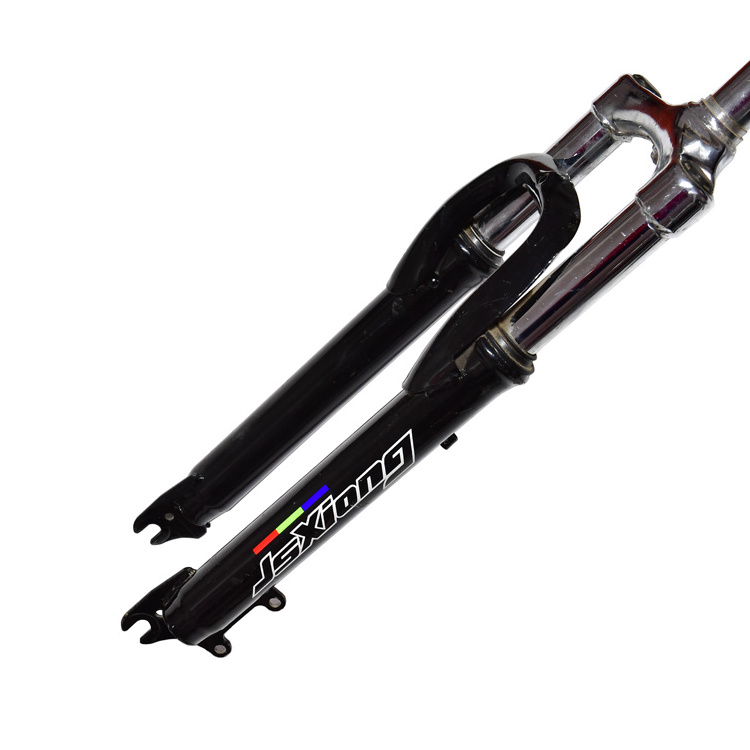 mountain bike bicycle fork parts rigid high carbon steel suspension forks 26 inch front fork