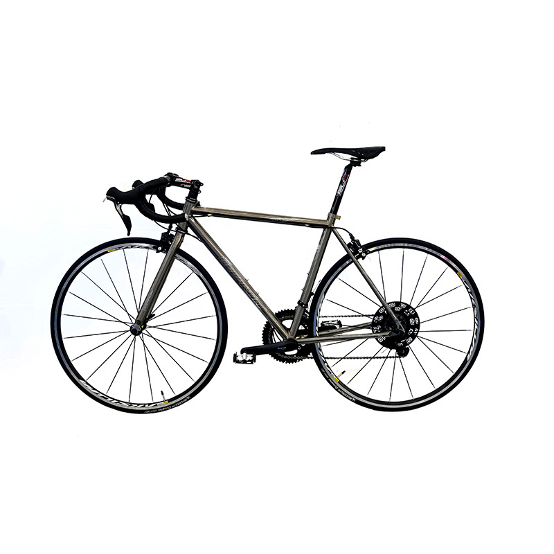 ultra-light titanium alloy frame bike 700C tire 18 gears cycle men frameset adult road bicycle