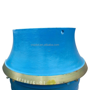 High manganese steel wear resistant cone crusher mantle concave parts spare wear liner