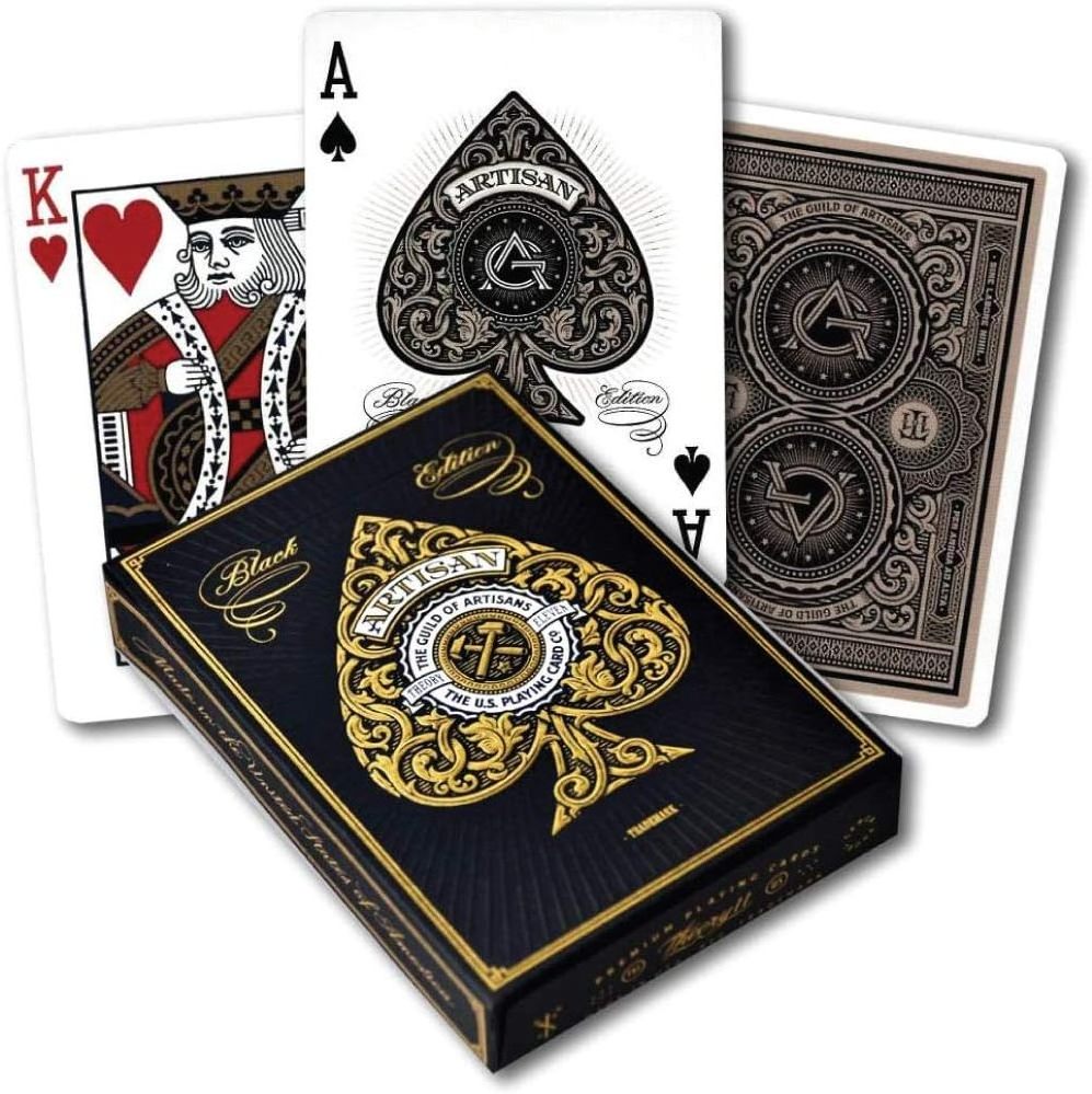 Printing Poker Magic  Adult Blank Casino Black PVC Paper Plastic Sublimation Logo Custom US Playing Cards