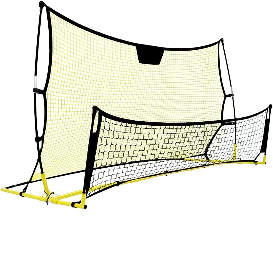 Customized Rebound Soccer Goal, Portable Soccer Goal with Rebounder, 2 in 1 Soccer Rebounder Net