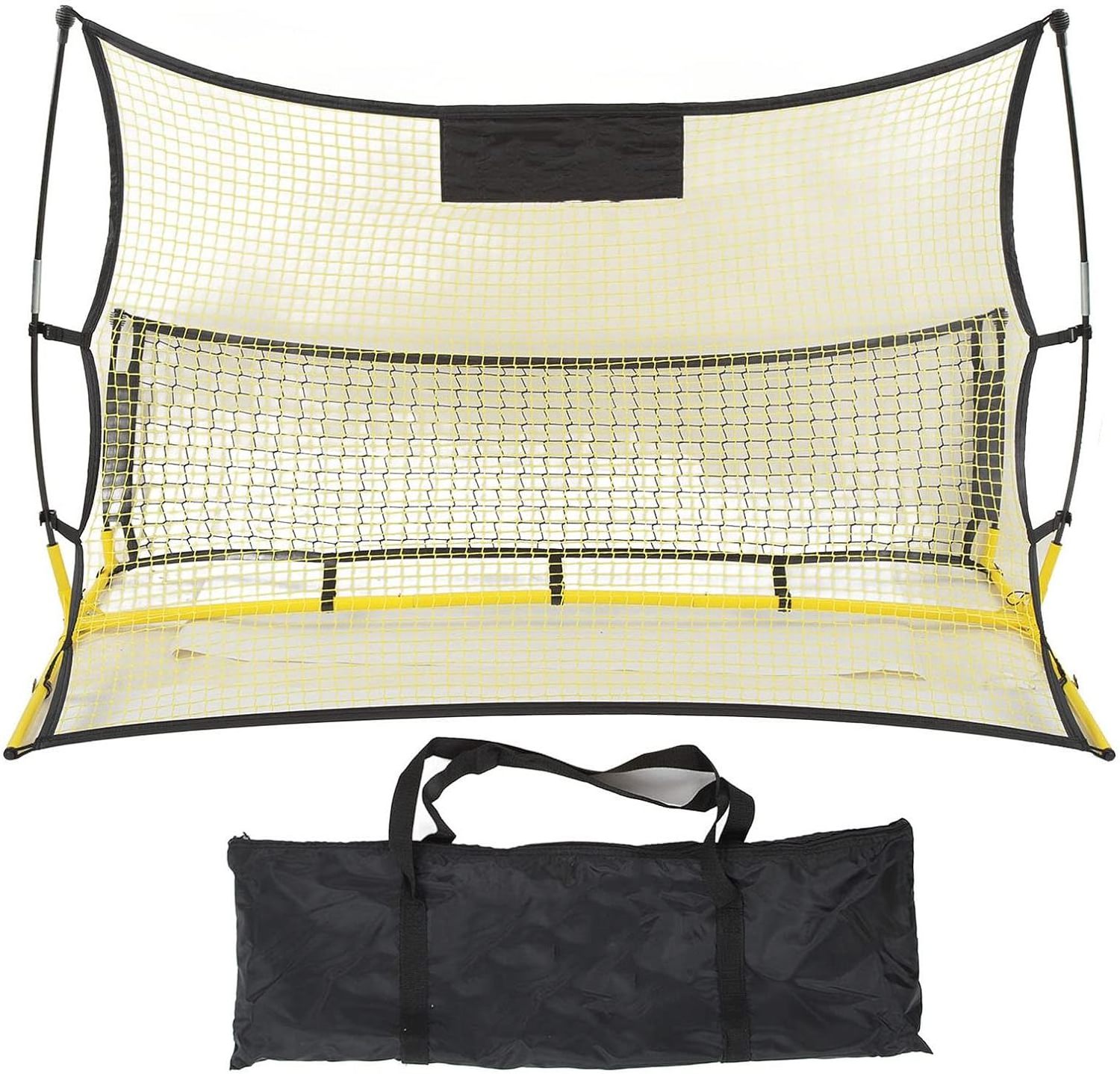 Customized Rebound Soccer Goal, Portable Soccer Goal with Rebounder, 2 in 1 Soccer Rebounder Net