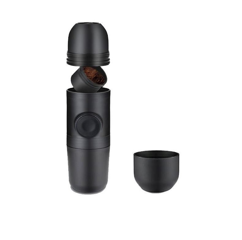 hot selling Hand press portable coffee machine espresso machine outdoor accompanying manual coffee cup Mini coffee pot