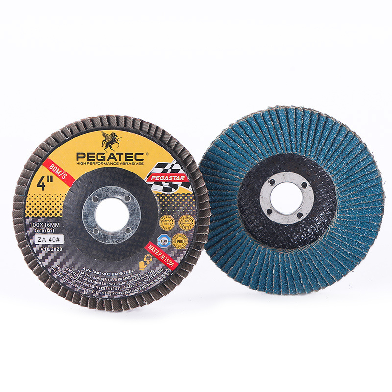 Good quality 4inch grinding and polishing flapper disc hot selling flap discs