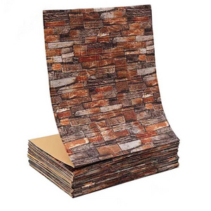 Brick Wallpaper self adhesive  For Restaurant coffee shop Vintage Wall Paper Rolls luxury peel and stick wallpaper