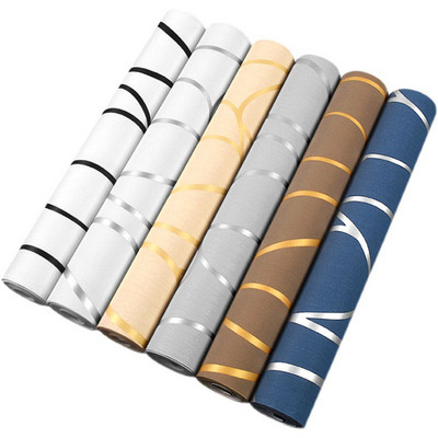 3d Striped non-Woven Wall paper wallpaper  for living room TV background bed room  home decoration wall wallpaper