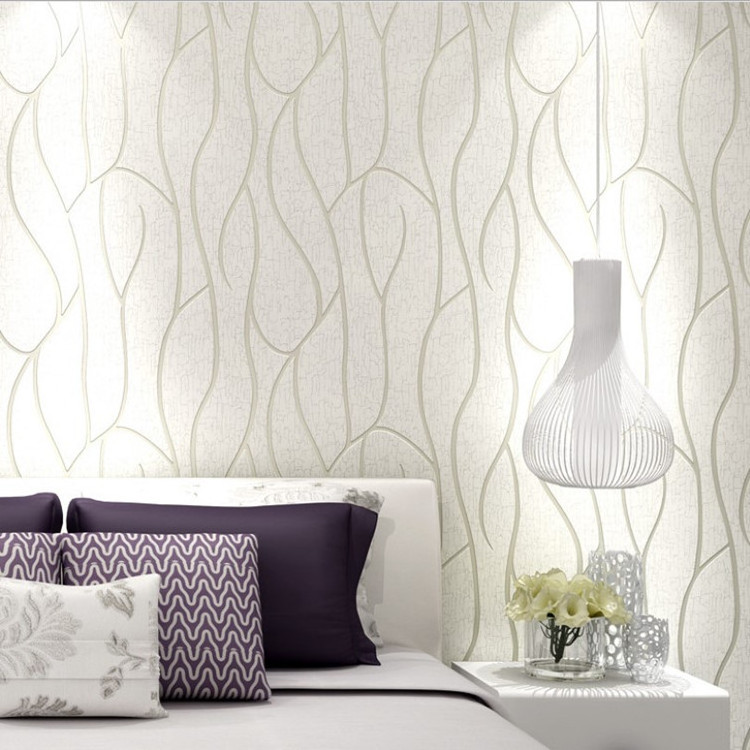 Modern simple 3D curved stripe wallpaper wallpaper bedroom living room background wall hotel restaurant luxury branch wallpaper