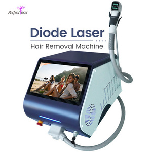 808nm Diode Laser Hair Removal Machine Permanent Portable Professional 3 Wavelength Diode Laser Hair Removal Machine For Sale