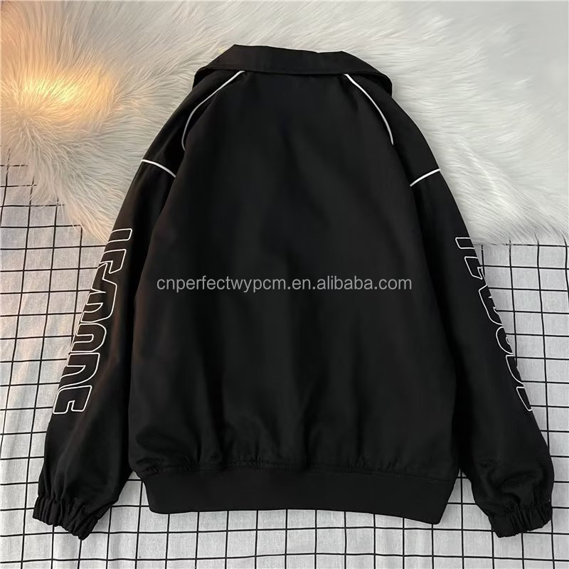 Wholesale Oem Cotton Motorcycle Jacket bicycle jackets  Custom Embroidery Logo Patch All Over Vintage Nascar Race Jacket Men