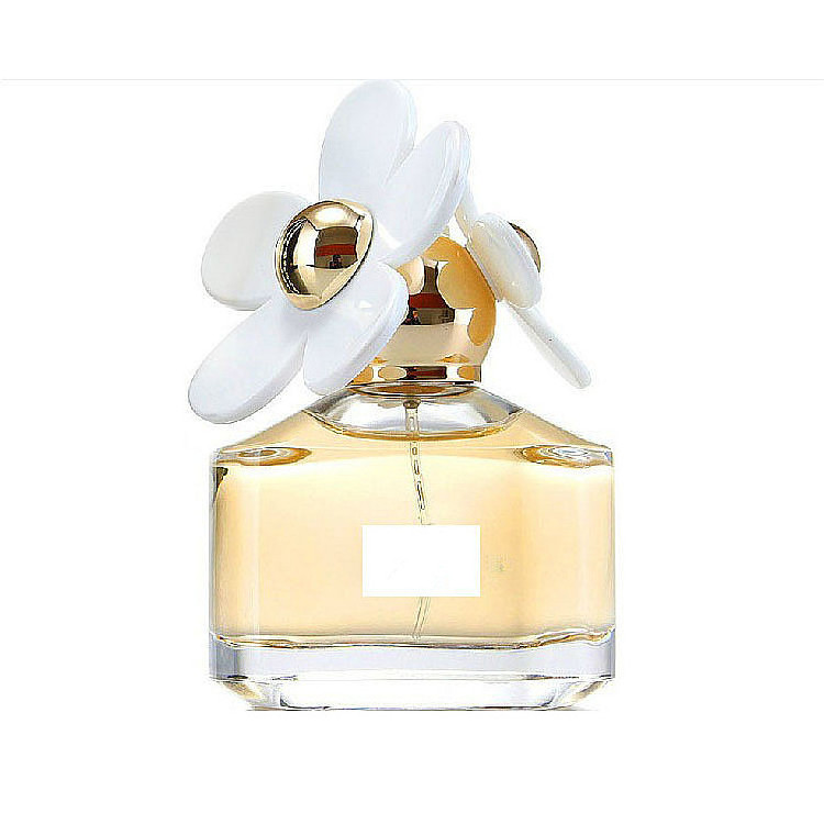 Colored fancy 100ml perfume bottle with flower cap