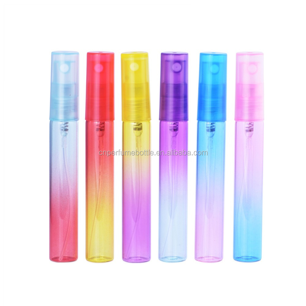 MUB 5ML 8ML Colorful Mini Spray Bottle &Rainbow Empty Pen Perfume Glass Perfume Atomizer/Pocket Spray Bottle