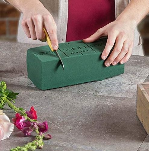 dry floral foam green styrofoam blocks artificial florist wet sponge foams craft block lightweight wedding flowers brick kit