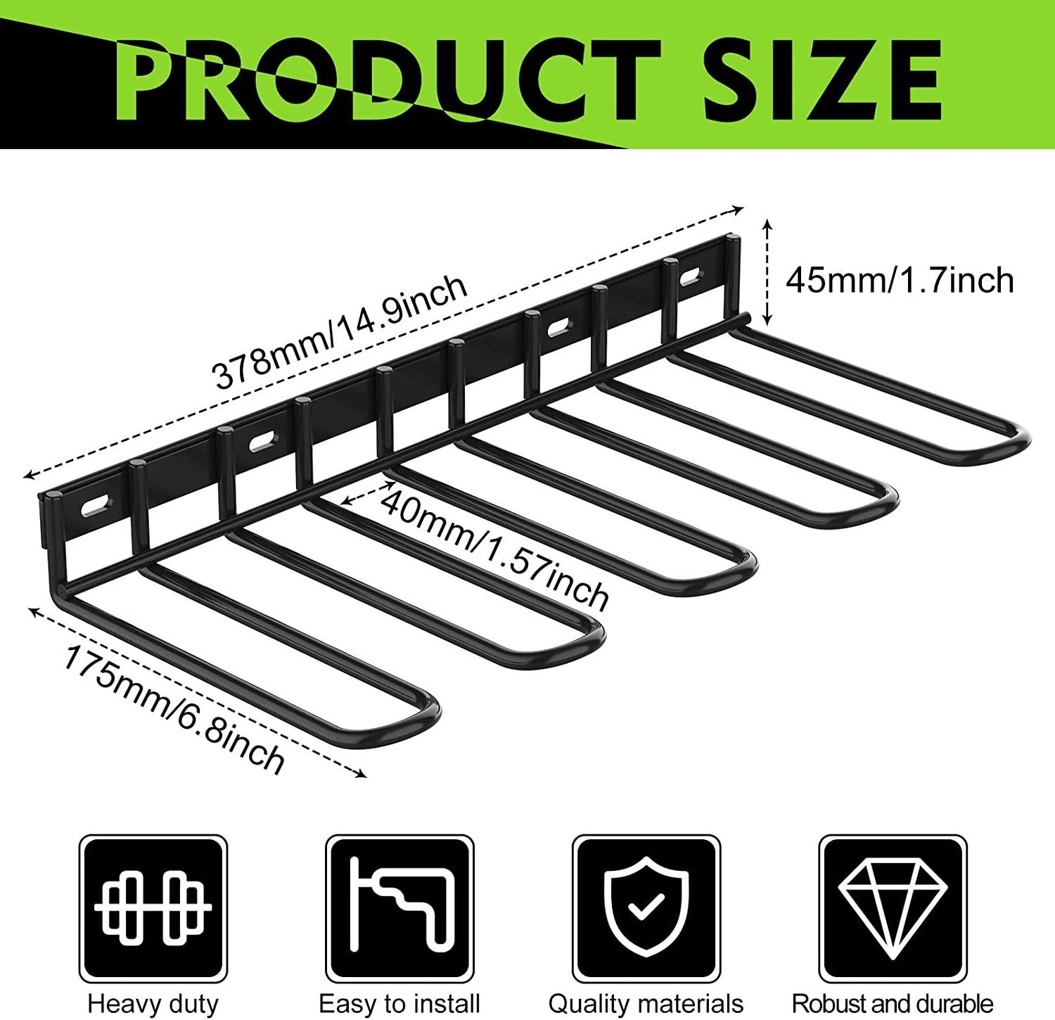 Wooden Power Tool Rack Drill Holder Shelf Heavy Duty Organizer Rack Wall Mount Wooden Power Tool Organizer For Garage Tool Box