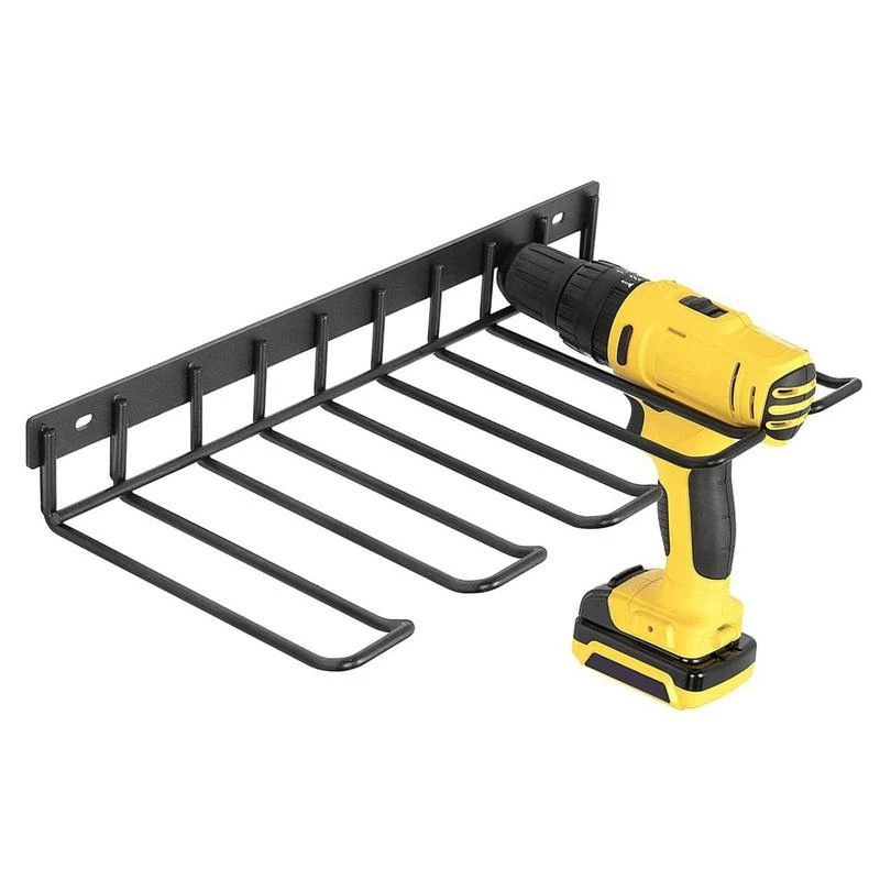 Power Tool Holder Wall Mount Drill Organizer Floating Tool Rack Wall Mounted Storage Rack For Handheld And Power Tools