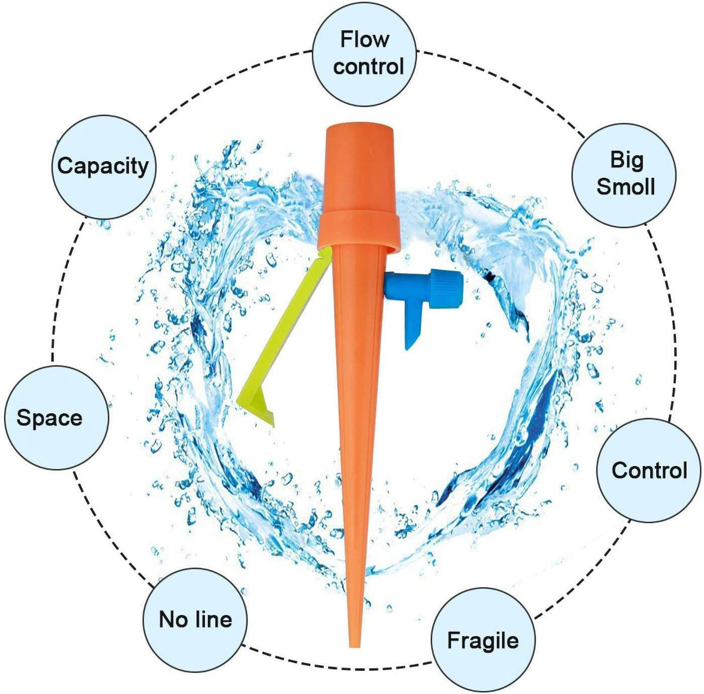 irrigation dripper stakes plastic spikes watering spike plants drip irrigating system automatic watering device plant devices