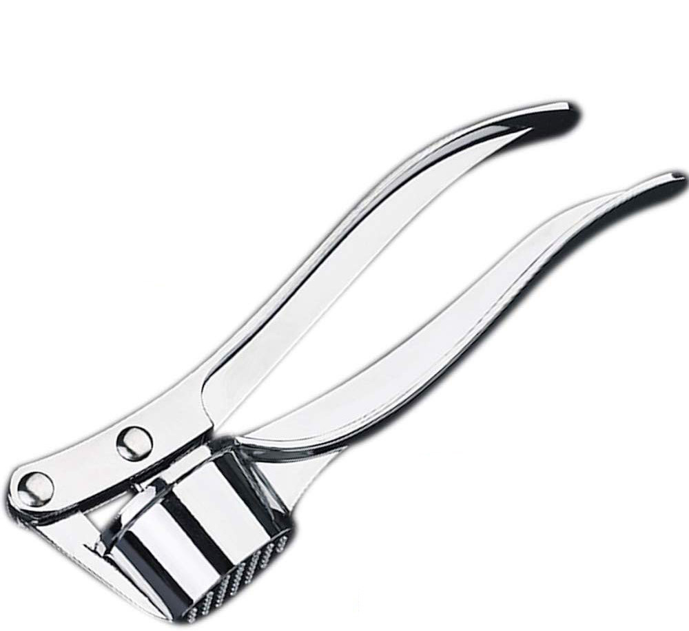 Garlic Press Mincer Ginger Crusher Peeler Squeezer Heavy Duty Stainless Steel Garlic Presser Chopper Professional Food Grade