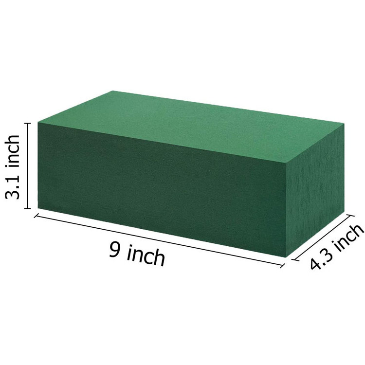 dry floral foam green styrofoam blocks artificial florist wet sponge foams craft block lightweight wedding flowers brick kit