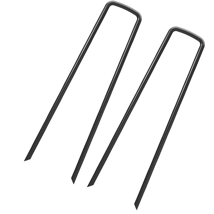 Garden Pegs Ground Pegs Staples Landscape Sod Stakes 6 Inch 11 Gauge Steel Lawn U Pins Securing Ground Cover