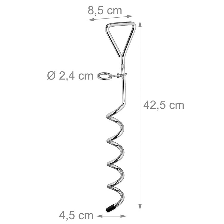 yard dog tie heavy duty pet spiral steel ties stake outdoor camping folding ring ground anchor portable cat dogs grounds anchors