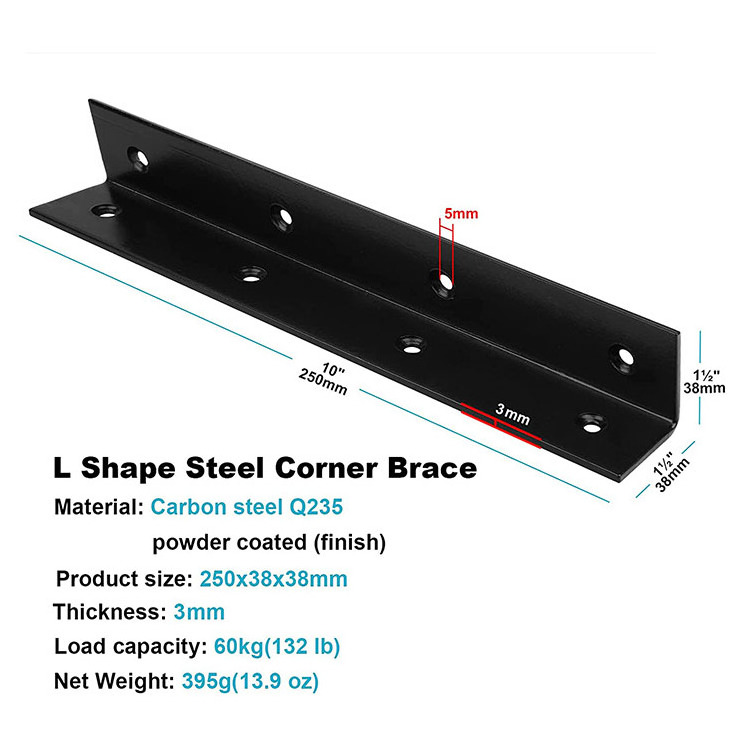 aluminum 45 degree shelves heavy duty black pergola frame kit metal extrusion hardware triangle slotted plant corner bracket