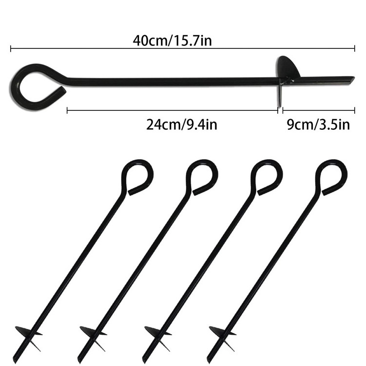 tent anchor bolt trampoline anchoring kit heavy duty swing stake anchors spiral stakes spike dog tie screw ground screws peg