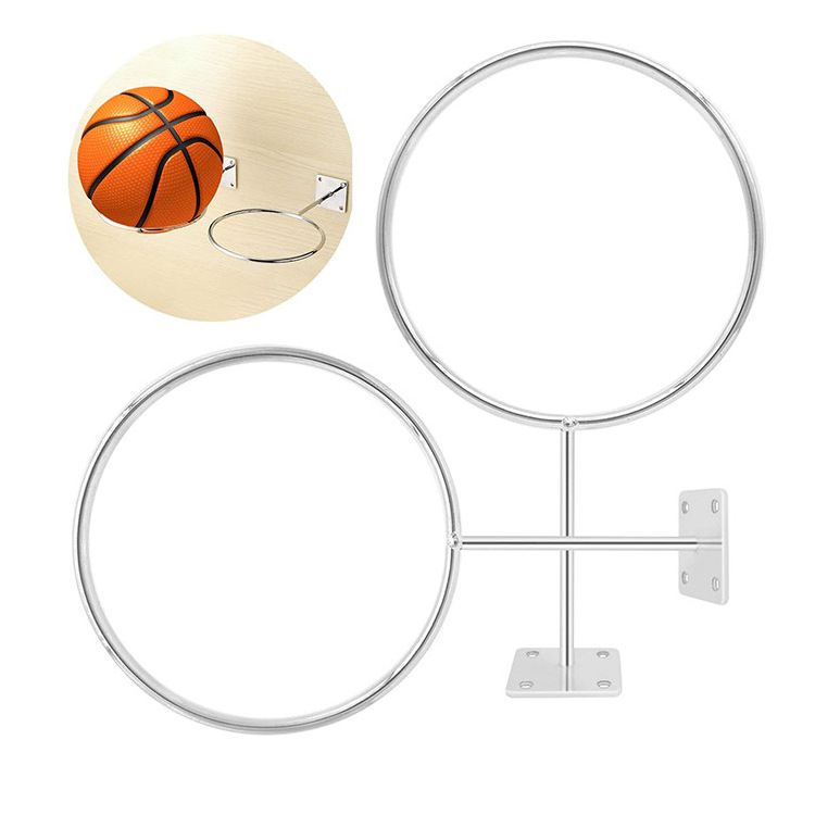 Rack Hooks Baseball Shelf Metal Basketball Wall Mounted Volleyball Bat Helmet Hanger Jacket Display Coats Sports Ball Holder