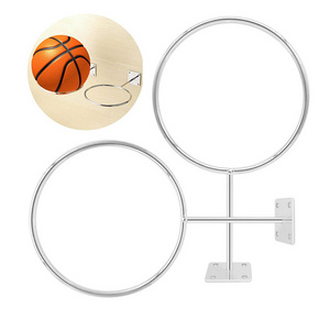 Rack Hooks Baseball Shelf Metal Basketball Wall Mounted Volleyball Bat Helmet Hanger Jacket Display Coats Sports Ball Holder