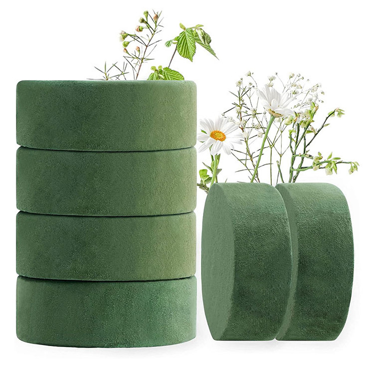 DIY Flower Arrangement Kit Holder Garland Outdoor Artificial Flowers Dry Blocks Green Carton Floral Wet Foam Bricks 1 Pcs