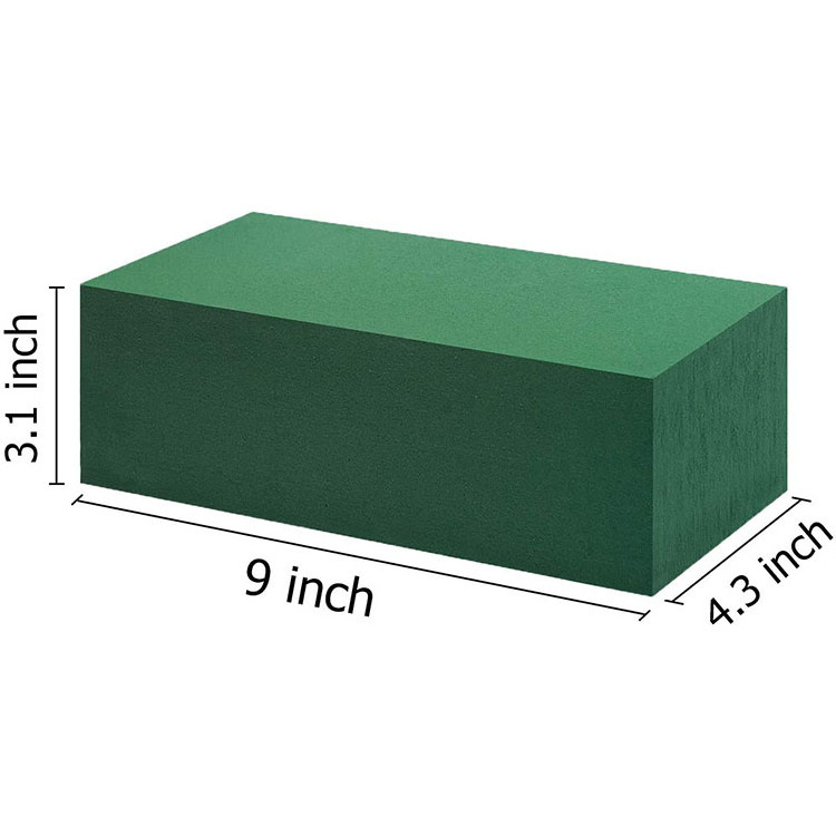 10 Pcs Dry Blocks Artificial Fresh Flowers Brick Tray Holder Outdoor Kitchen Bricks Carton Floral Foam 10 1 Pcs 33.7*21*24cm