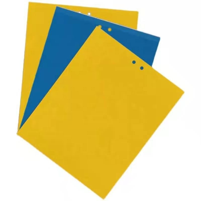 UV resistance yellow blue Glue Board for Insect Glue Trap for Flies Adhesive Sticky Traps