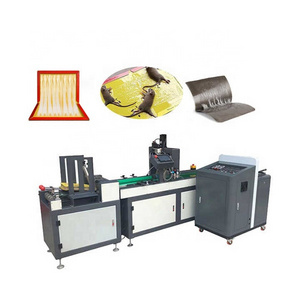 Mouse sticky paper glue machine/insect/rat killer paper making machine/pest control trap forming machine