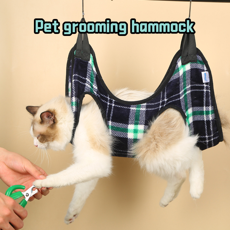 Pet Grooming Hammock Helper Dog Grooming Hammock Harness For Nail Trimming