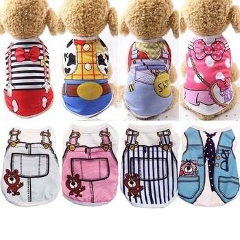 Pet Spring Summer Vest for Dogs Cat Clothes False Straps Mesh Teddy Bears Pomeranian Clothing Supplies Dog Pet Accessories