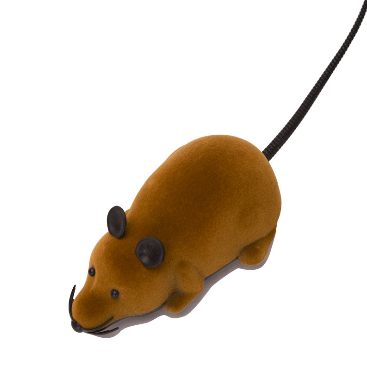 Wholesale electric remote control mouse flocking little mice interactive cat toys