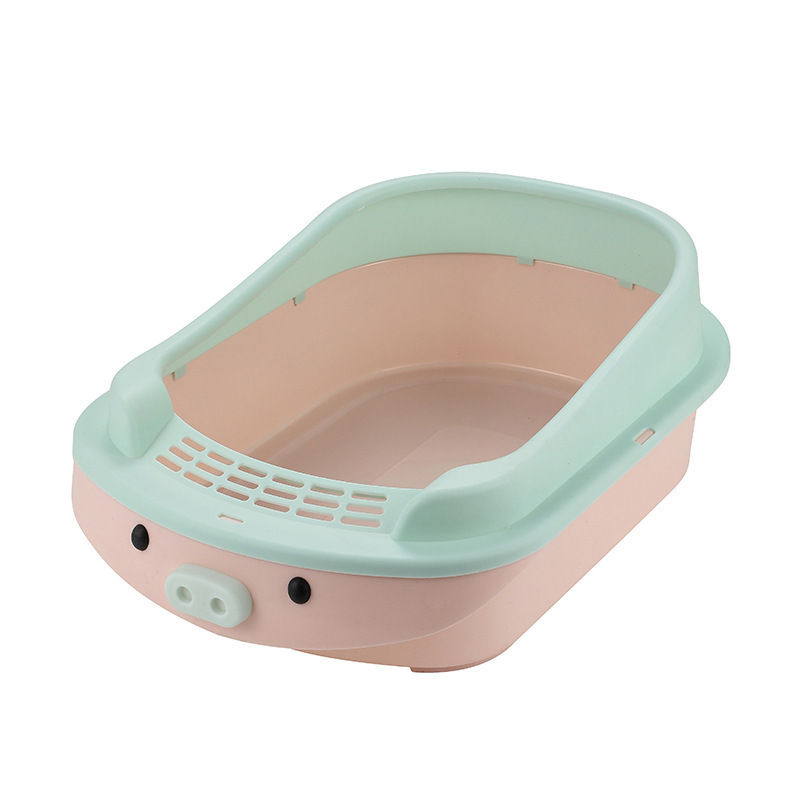 Cat litter basin large fully semi-enclosed cat toilet deodorant with sand small baby cat litter basin