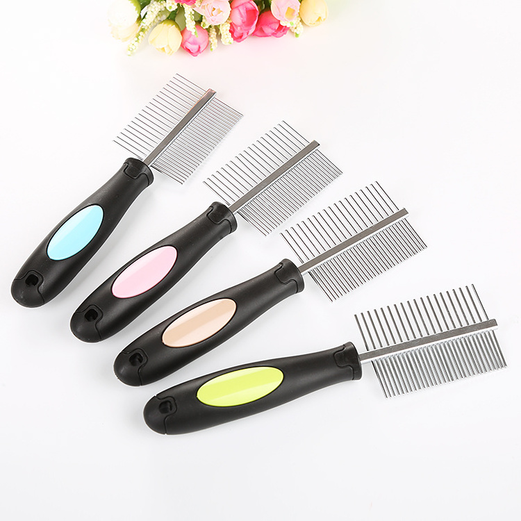 Double Head Pet Grooming Hair Comb For Cat and dog