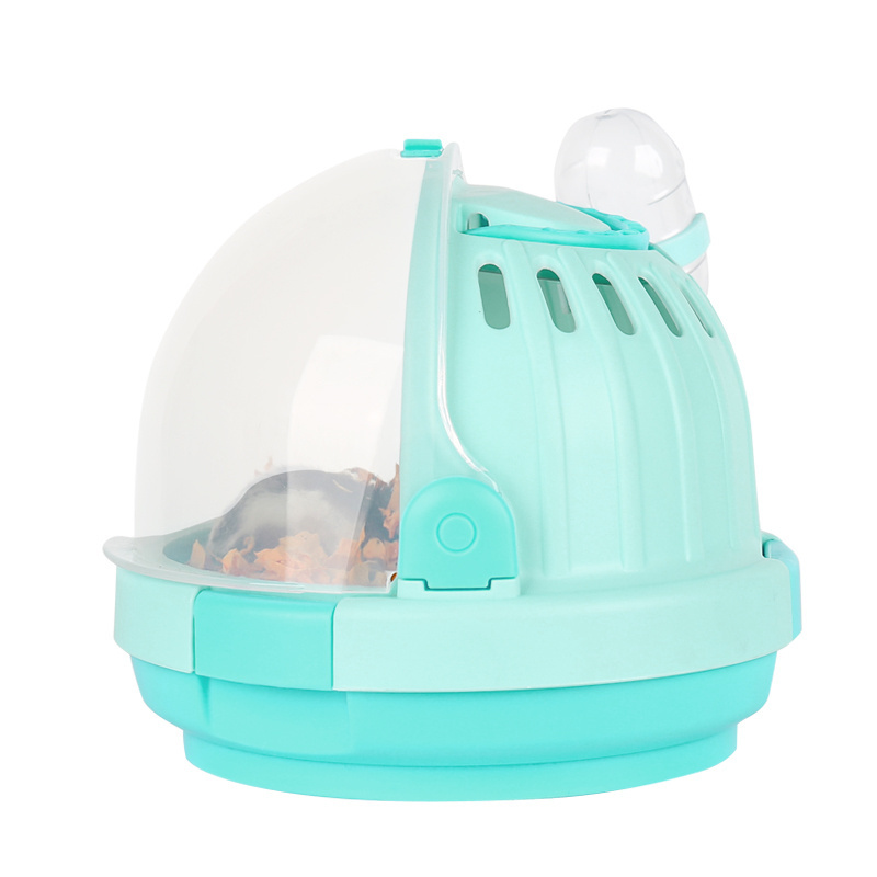 Pet plastic travel cage for hamster small animal