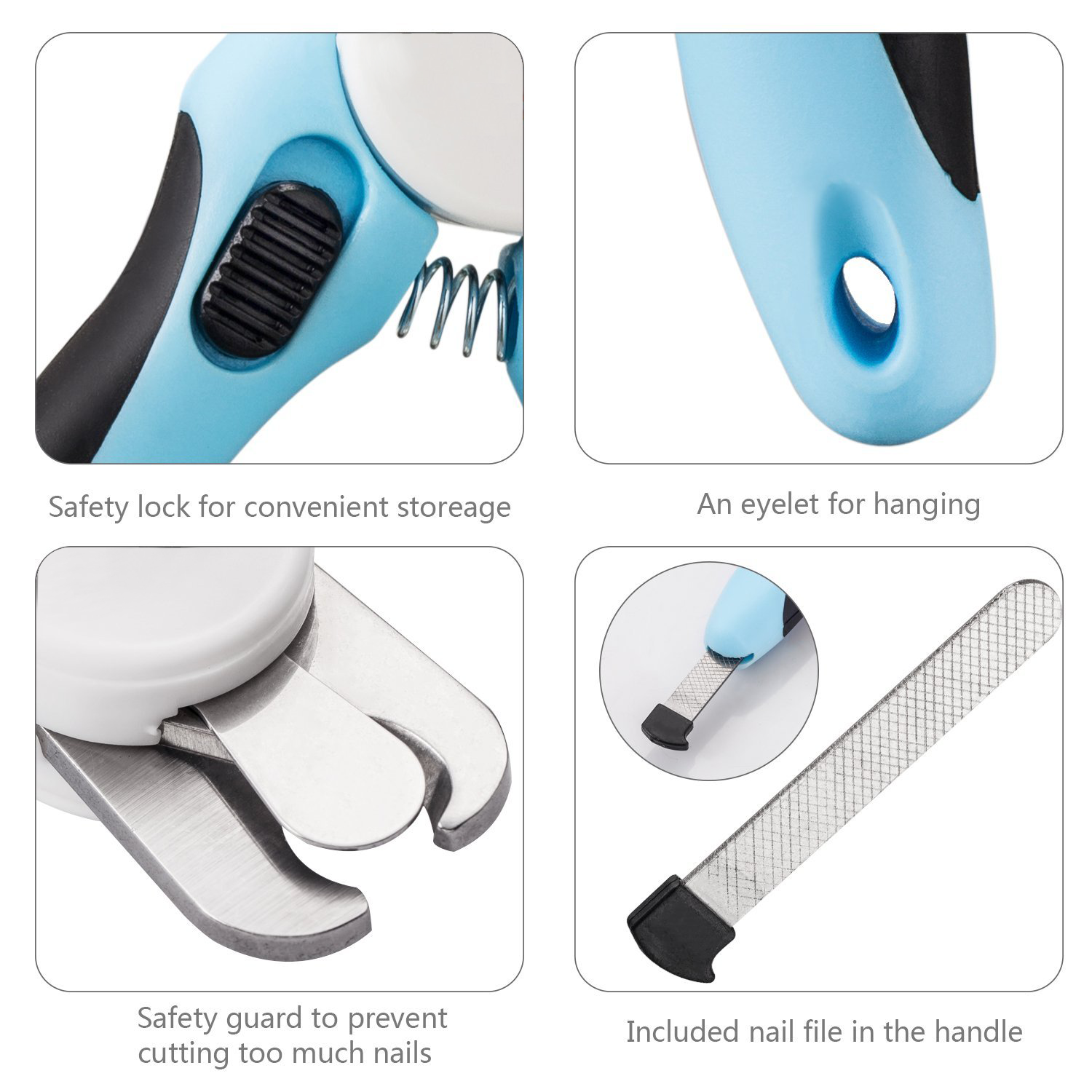 Best Selling Professional Pet Nail Trimmer Products Pet Accessories Sharp Safety Cat  Dog Nail Clippers with Free Nail File