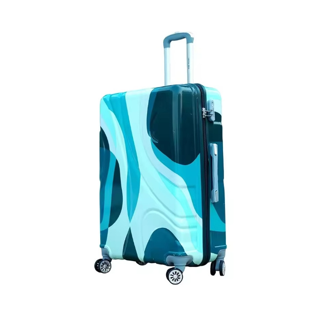 Mixi Luxury Wide Handle Suitcase Carry on luggage suitcase luggage round customs transparent suitcase luggage cover